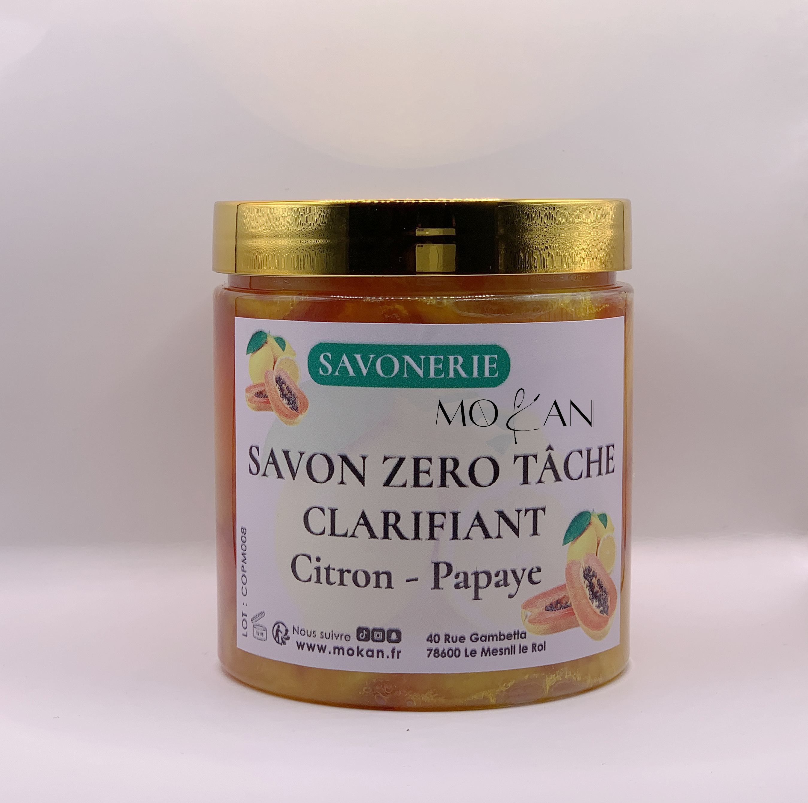 Savon Zéro Tâche Clarifiant - Citron/Papaye